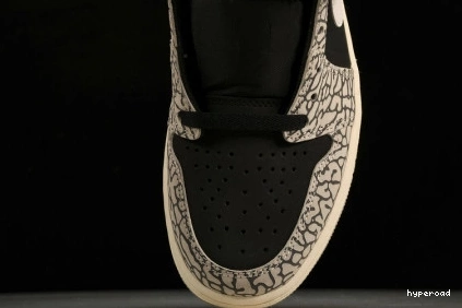 Hyperoad Cement 1 Jordan Low Retro Black OG 0726